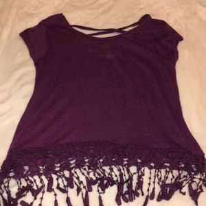 Purple blouse
